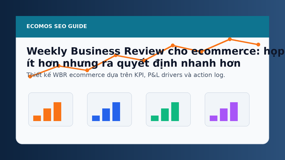 Ảnh minh họa ecommerce weekly business review