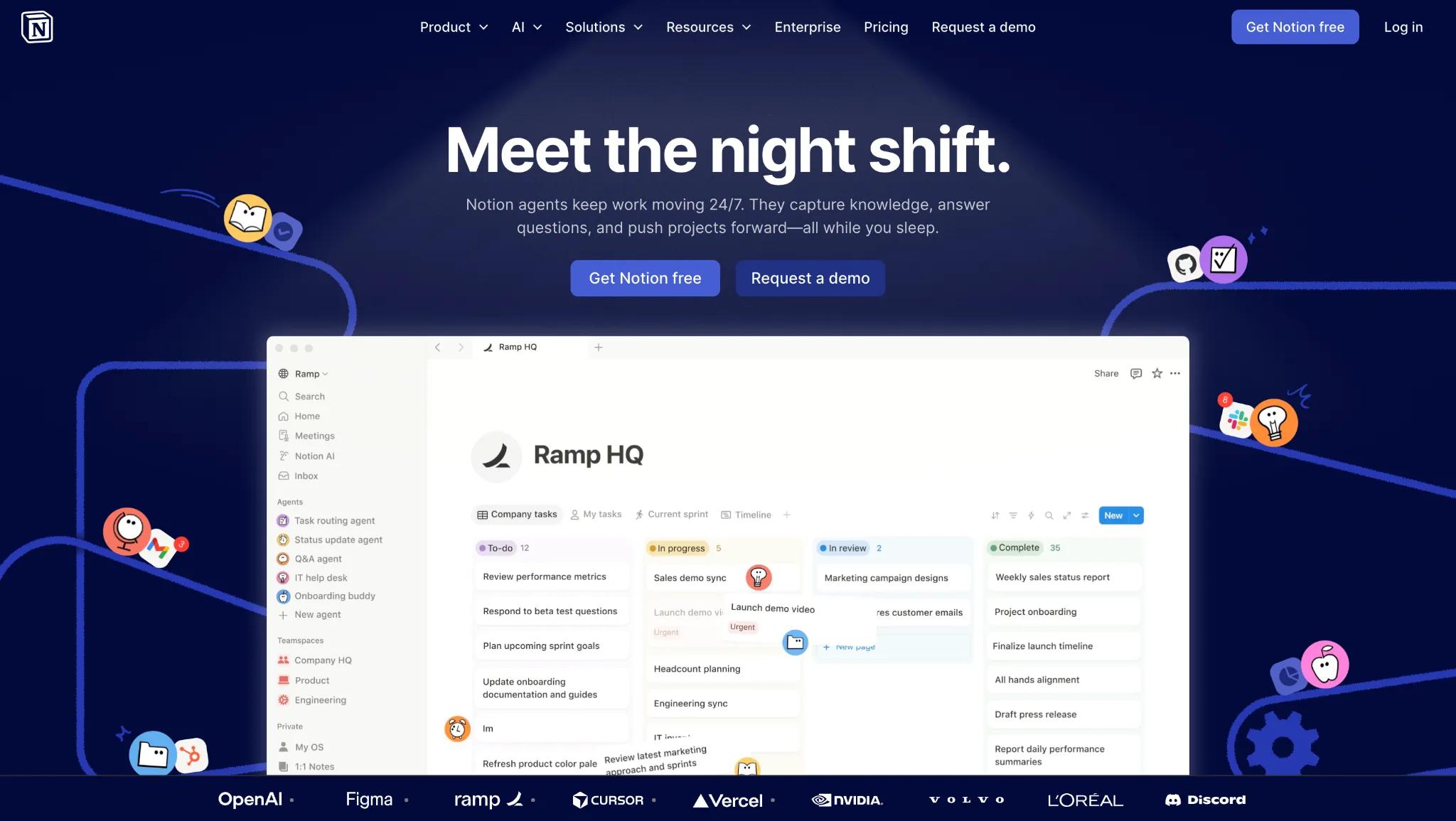 Notion tool for structured content planning workflow