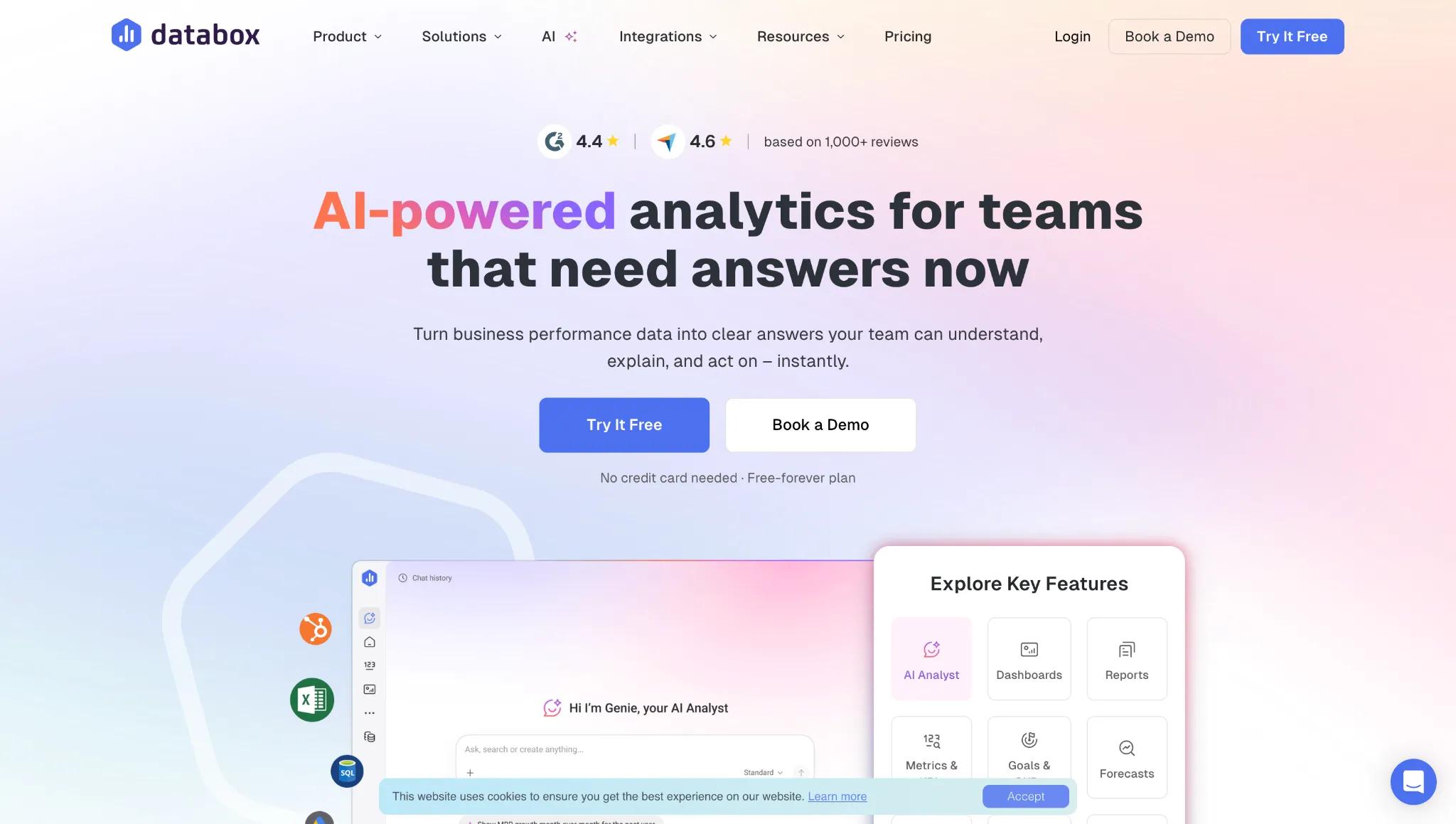 Looker Studio dashboard interface overview