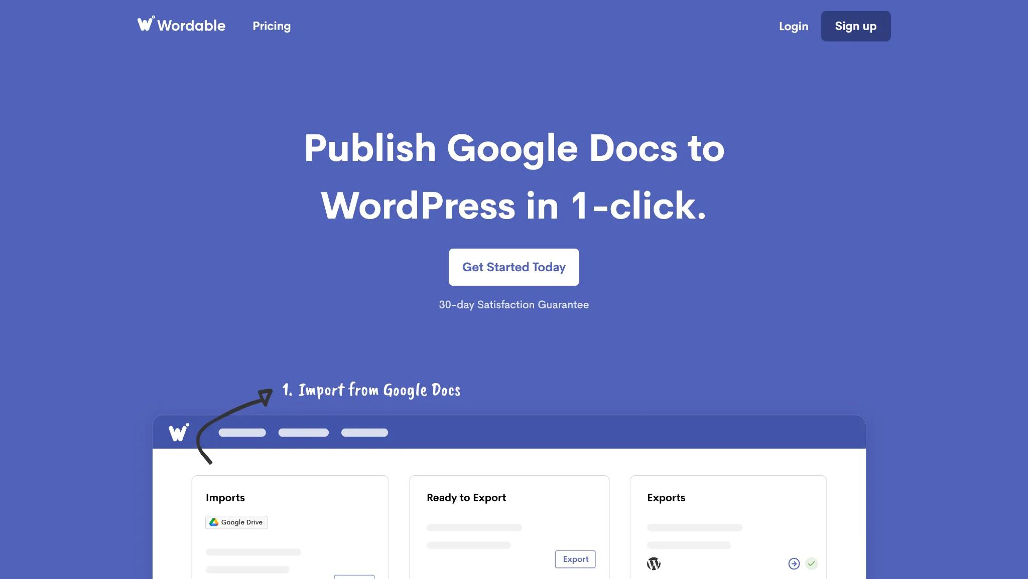Wordable, the oldest content management tool