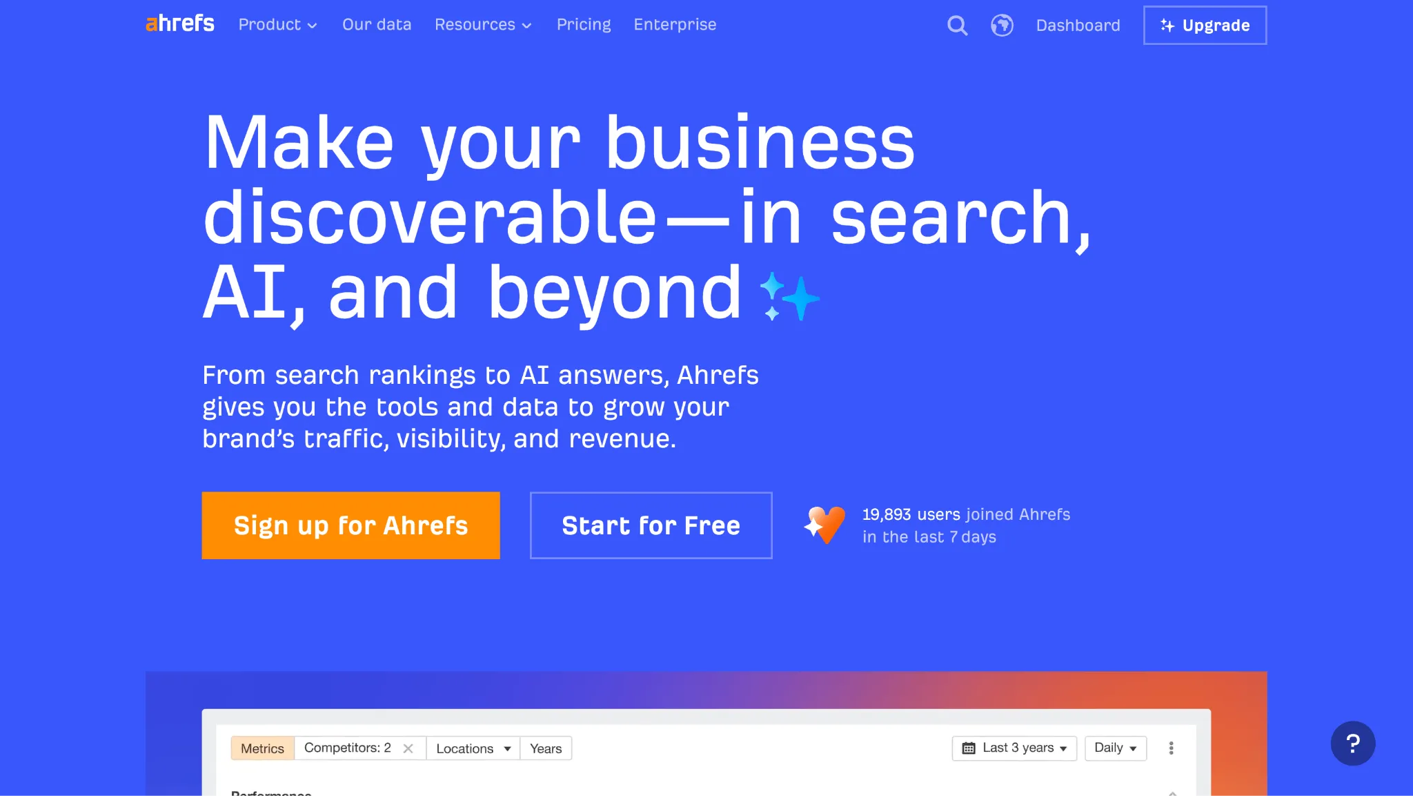 Comparison of Semrush and Ahrefs tools