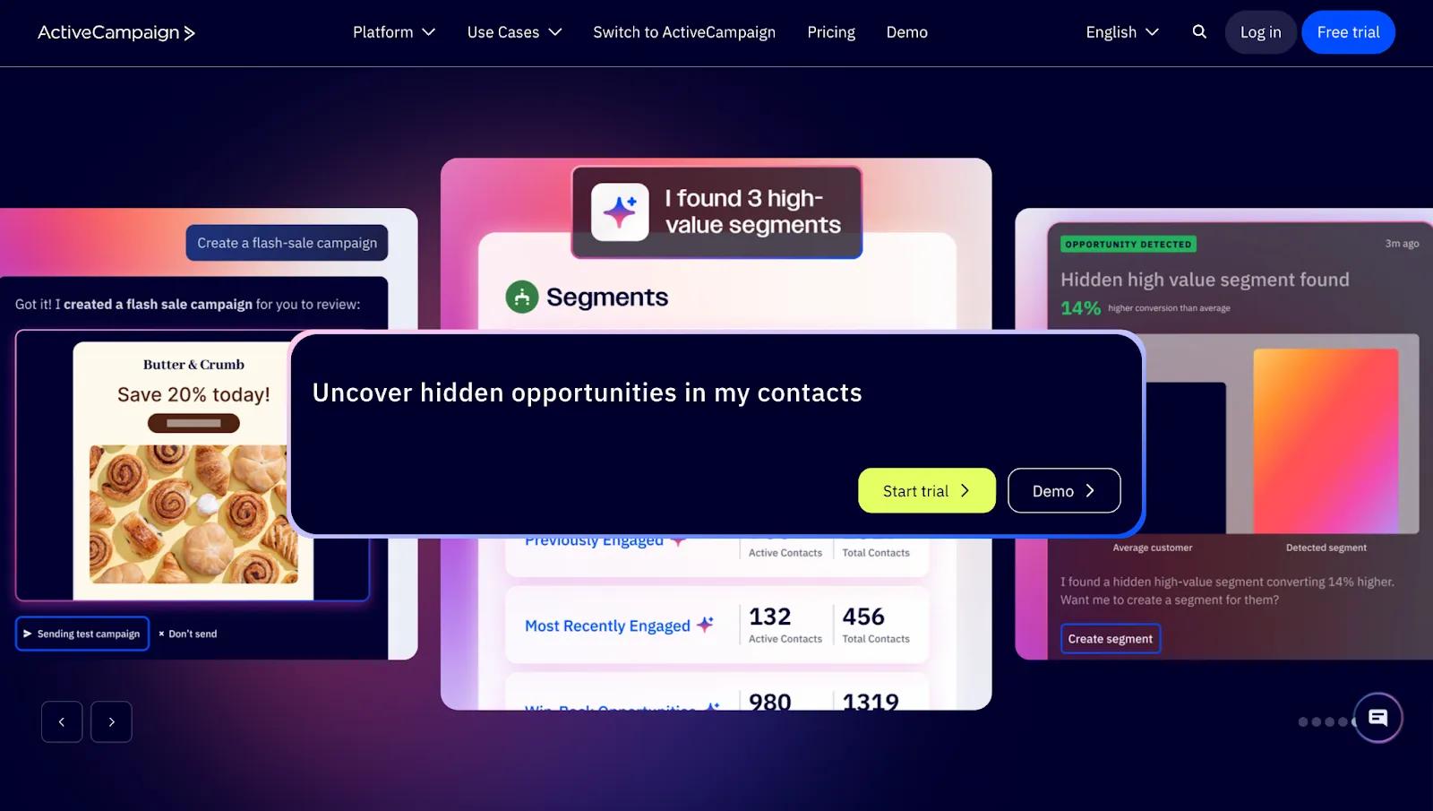 ActiveCampaign advanced email automation platform features