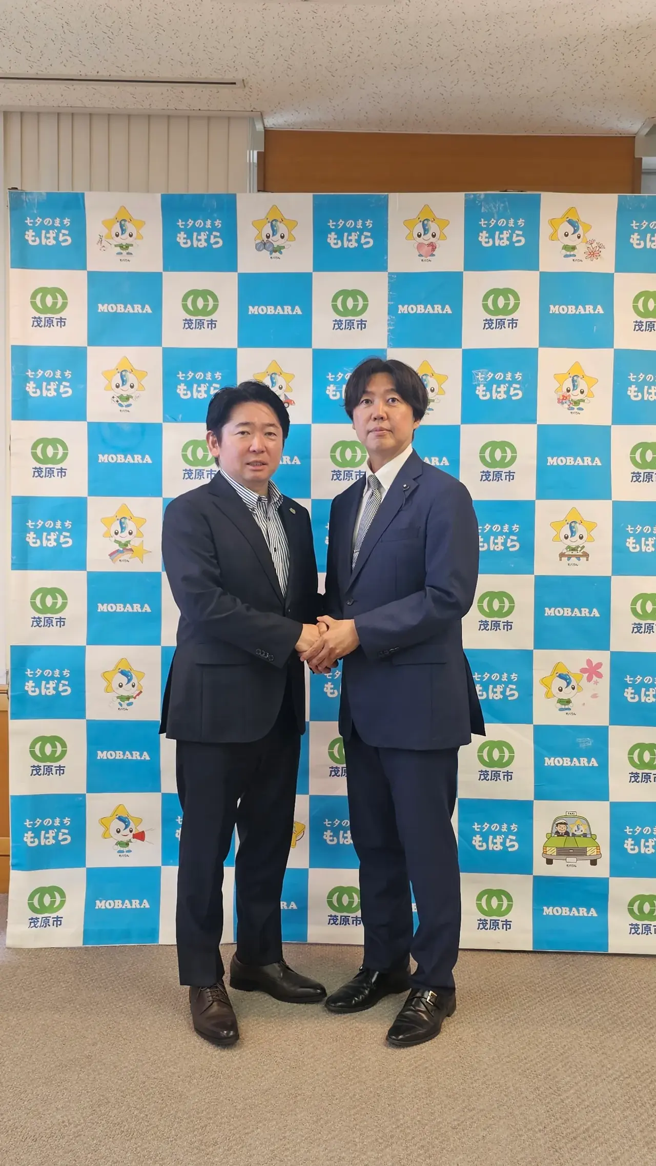 市原 淳（茂原市長）と鷲見隆仁
