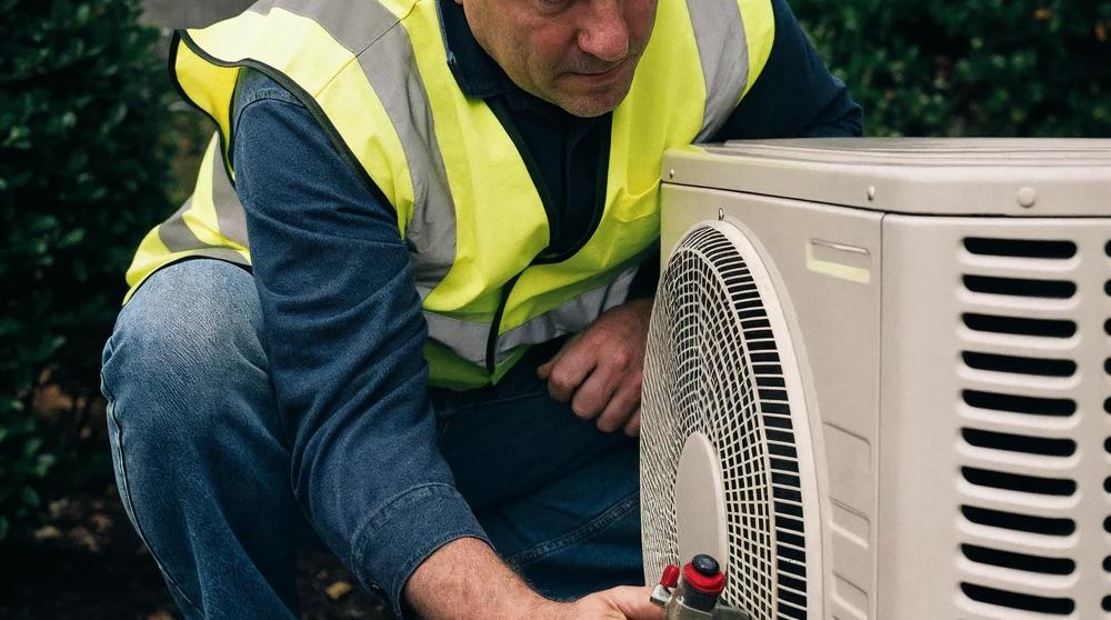 Home services technician on a job site, illustrating local SEO for home services companies