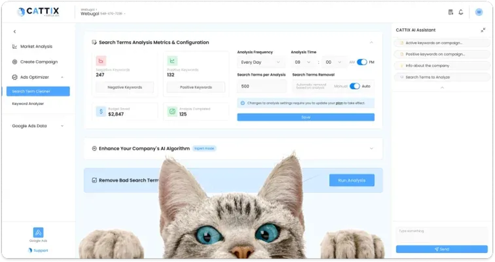 CATTIX PPC management platform