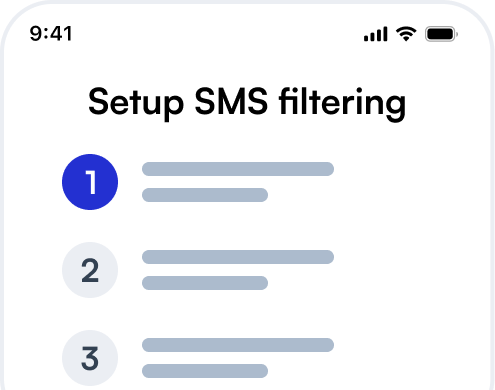 Follow simple setup steps