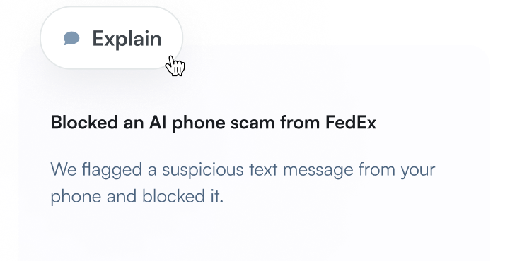 Every threat, explained by AI