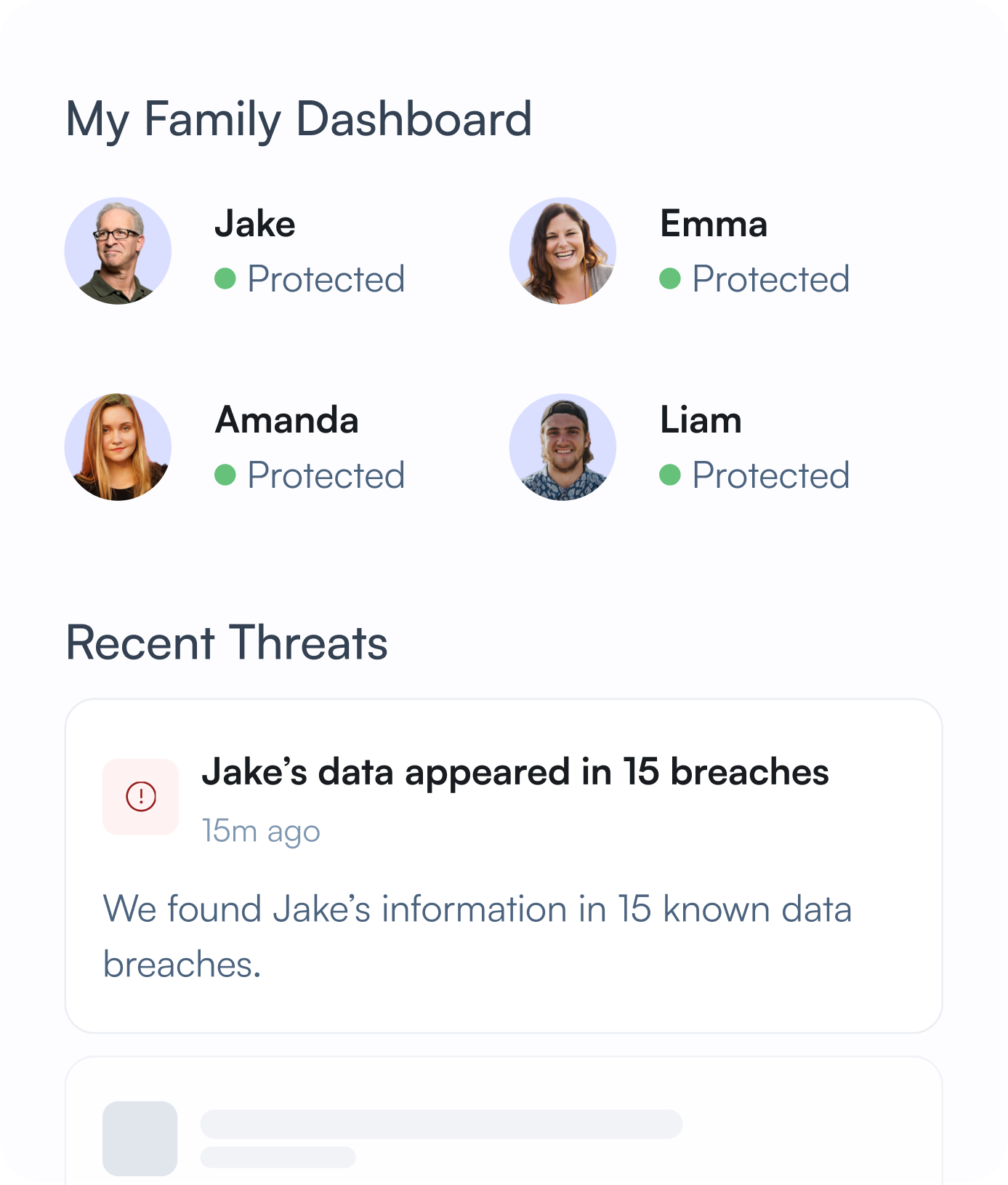 Protect all your family members with one dashboard