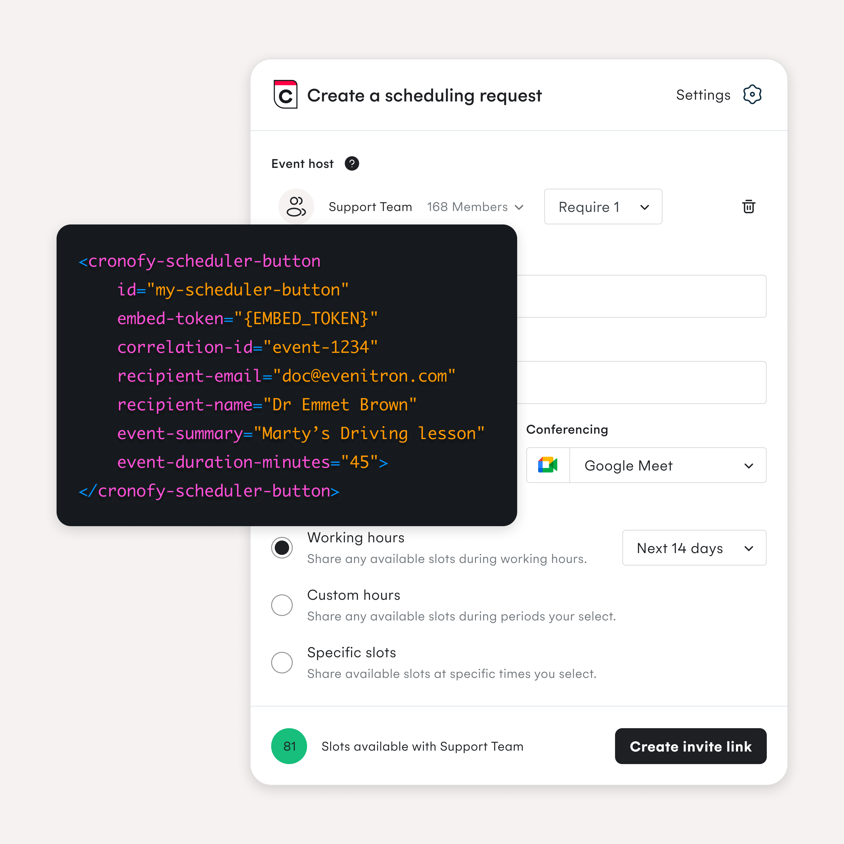 Cronofy Scheduling API | Cronofy, Scheduling technology for  high-performance teams