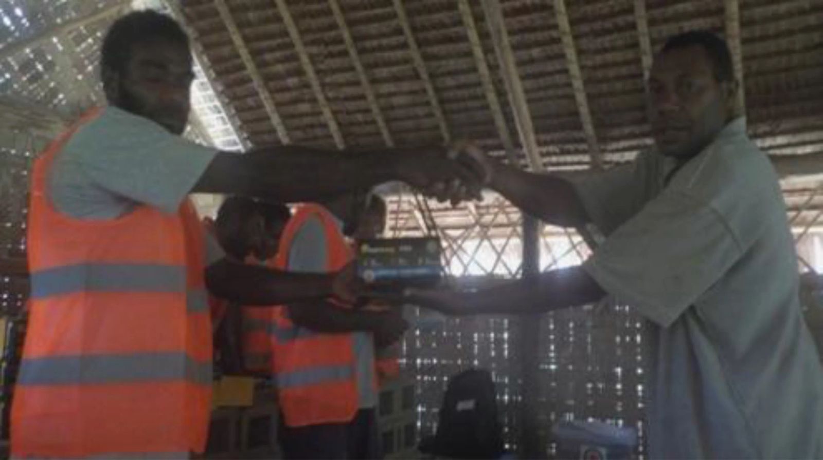 Beneficiary story CDC members recognized for their work distribution of solar lamp