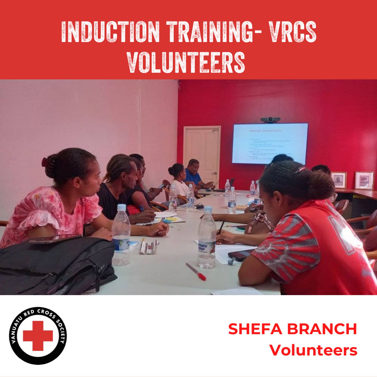 Vanuatu Red Cross Induction Training