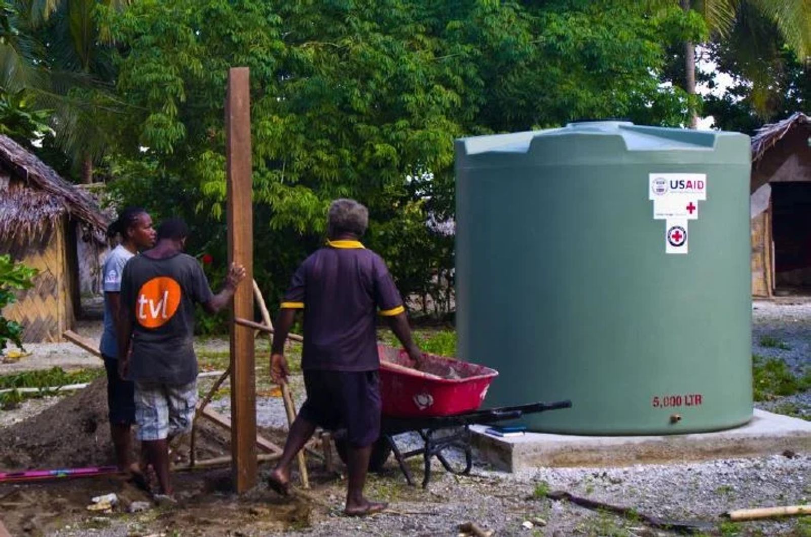 Access to water in akhamb community malekula work in progress