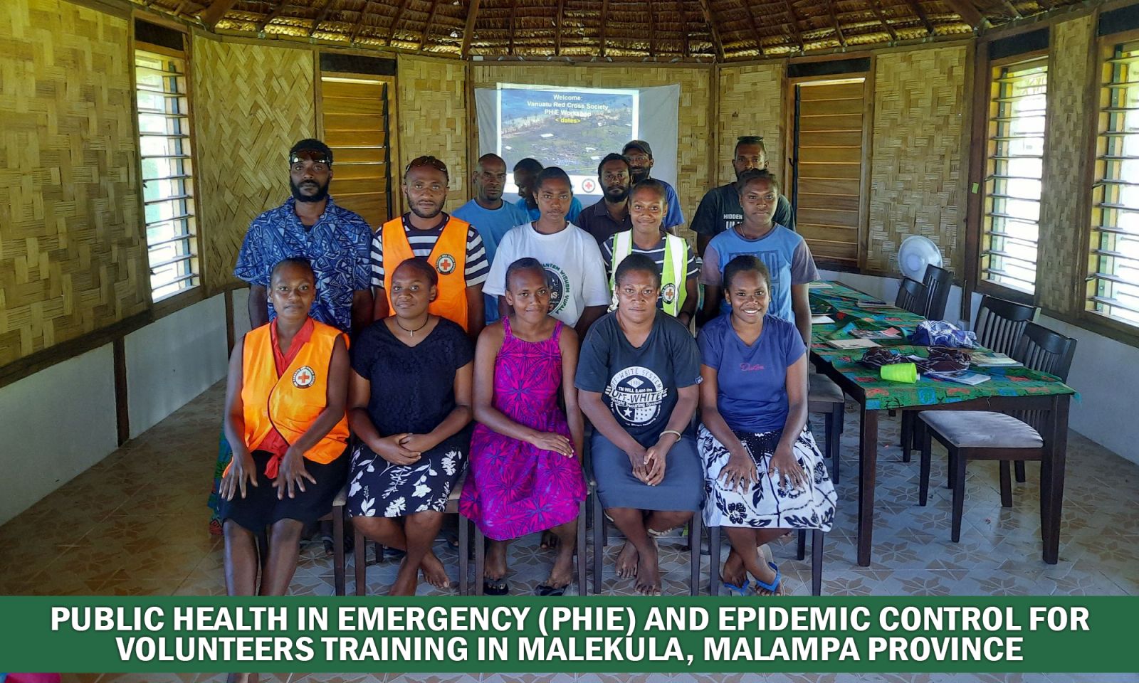 articipants in the Public Health in Emergency (PHiE) training - Malampa Province