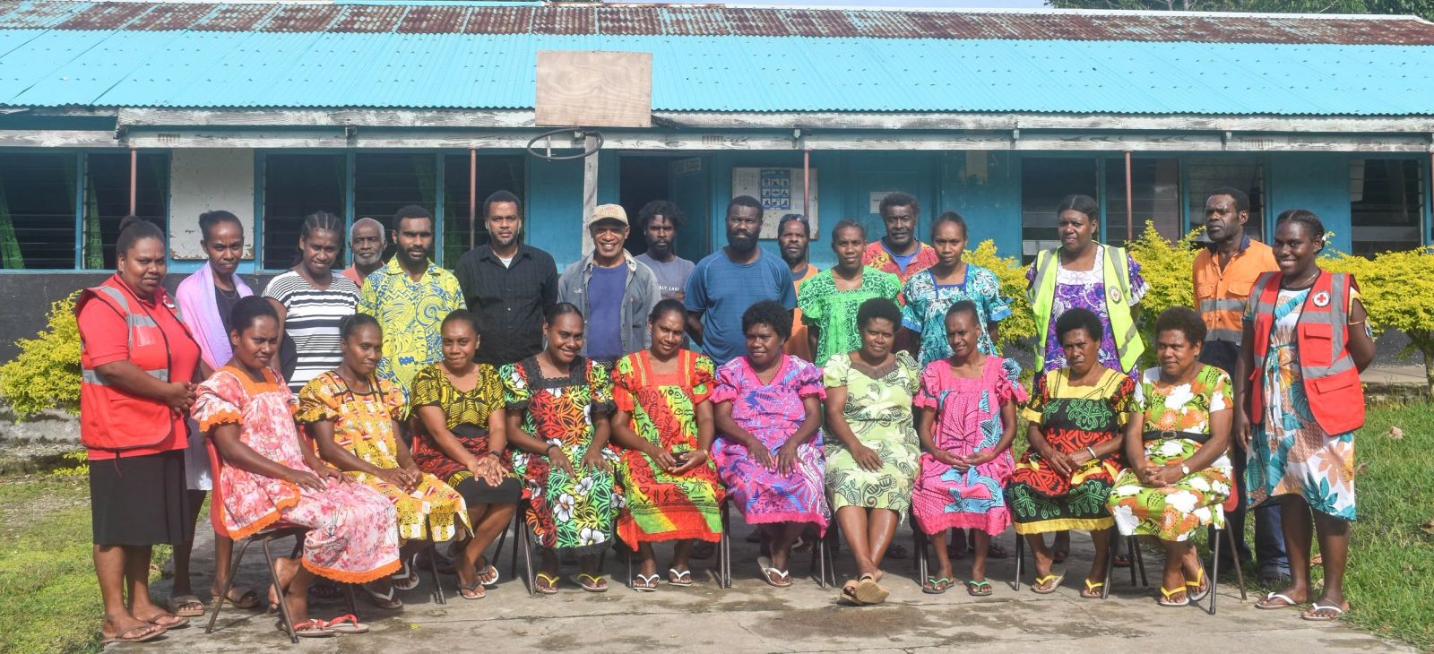 Teachers and Committee  in Eles Center School, Nguna Island - Shefa province