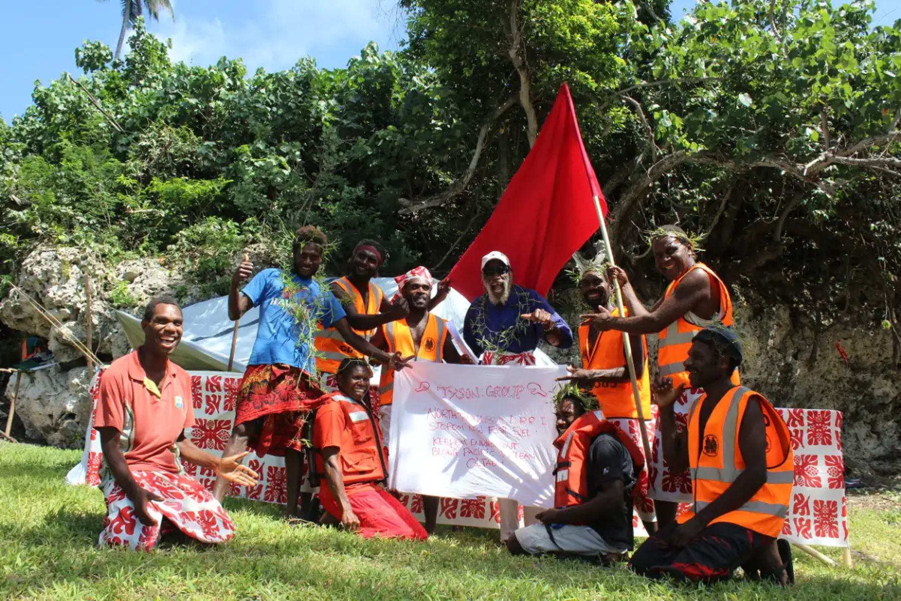 Vanuatu Red Cross Group Photo First Disaster Risk Reduction Camp