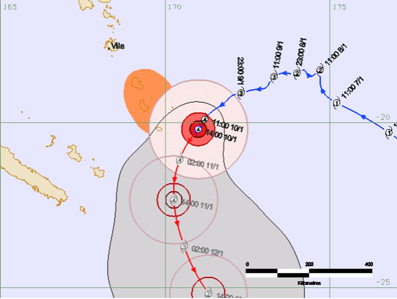 Latest Update: Tropical Cyclone Ula