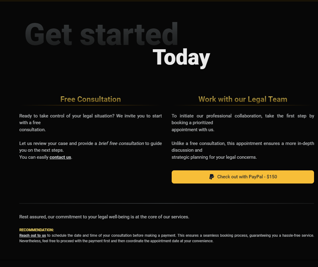 Law Firm's Website