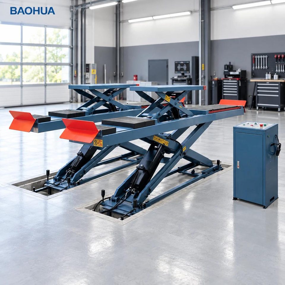 EHRLE BH6108 4T recessed alignment lift with 3T secondary lifting