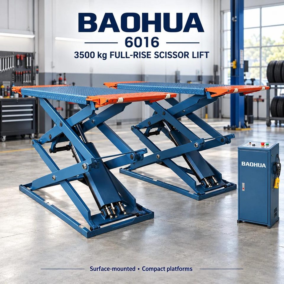 EHRLE 6016 3.5T surface-mounted double-scissor lift