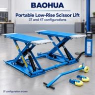 EHRLE 6010B and 6010C portable low-rise scissor lift range