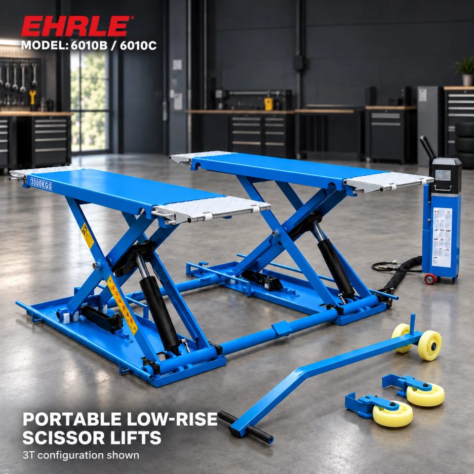EHRLE 6010B 3T / 6010C 4T Portable Scissor Lifts
