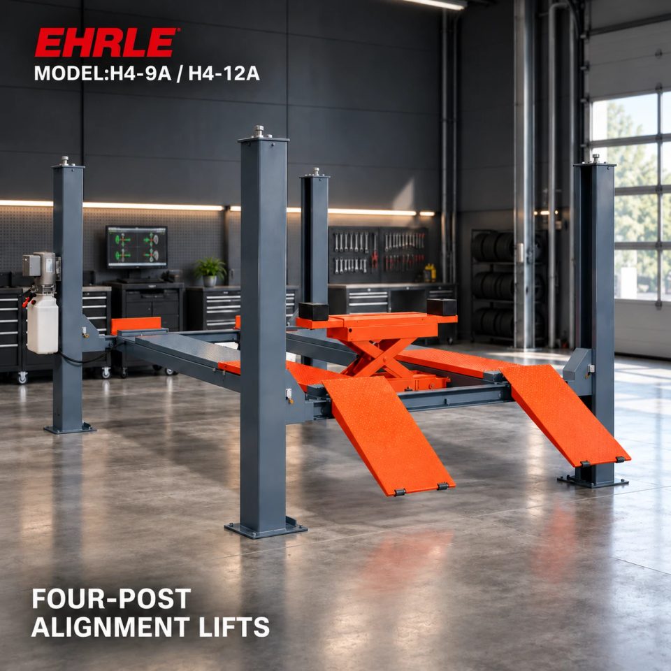 EHRLE H4-9A 4T / H4-12A 6T Four-Post Alignment Lifts