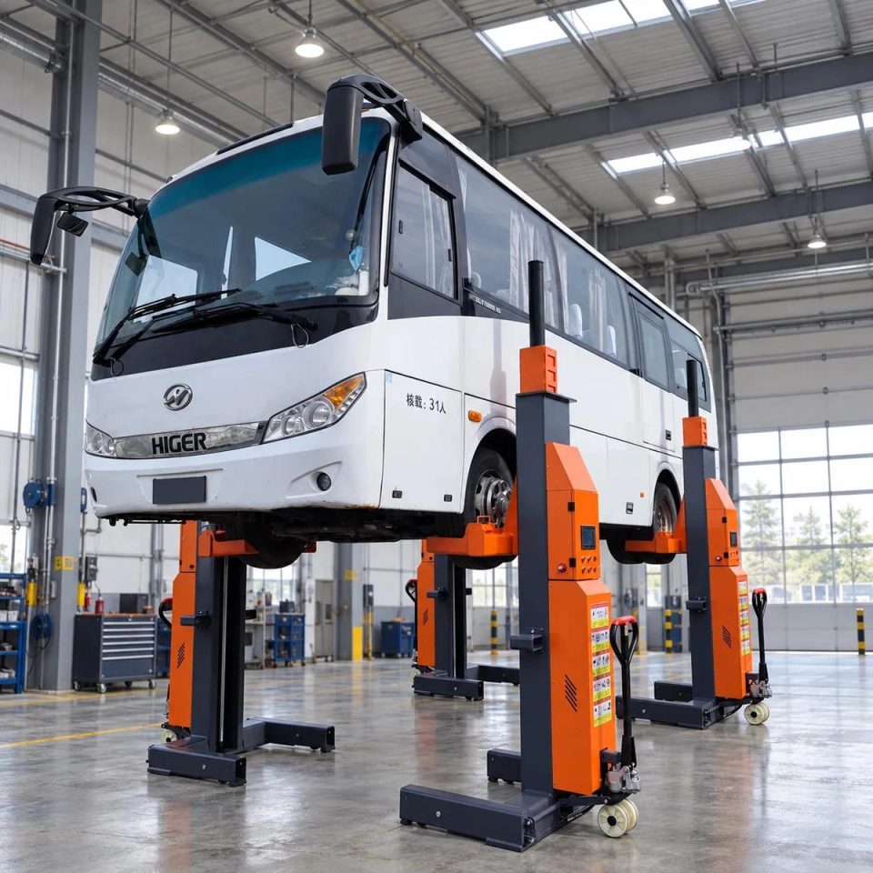 EHRLE BH-34T mobile column lift system, 8.5T per column and 34T for a four-column set