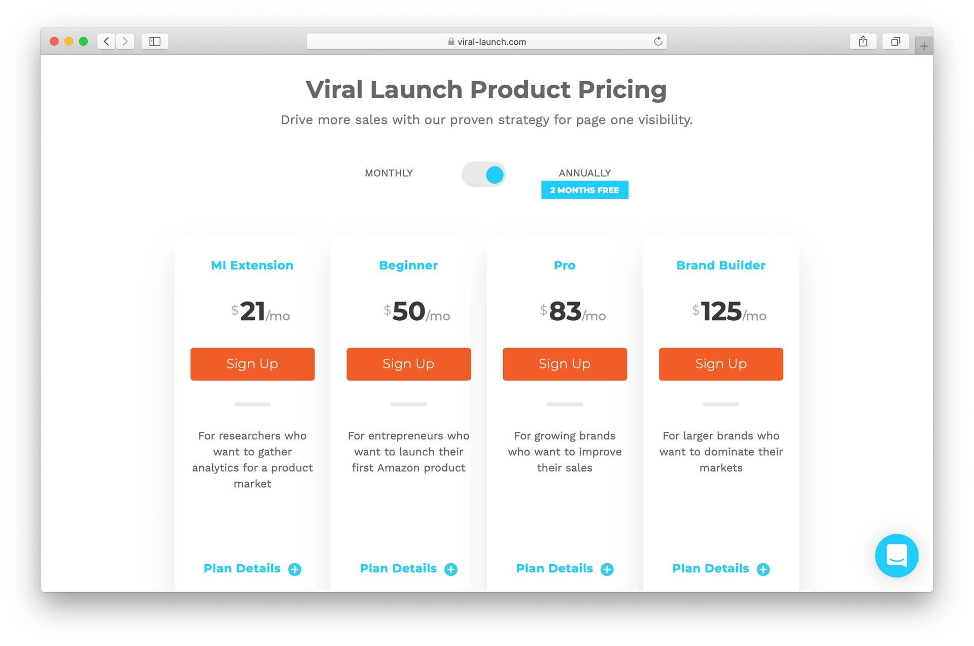 Viral Launch pricing 2021