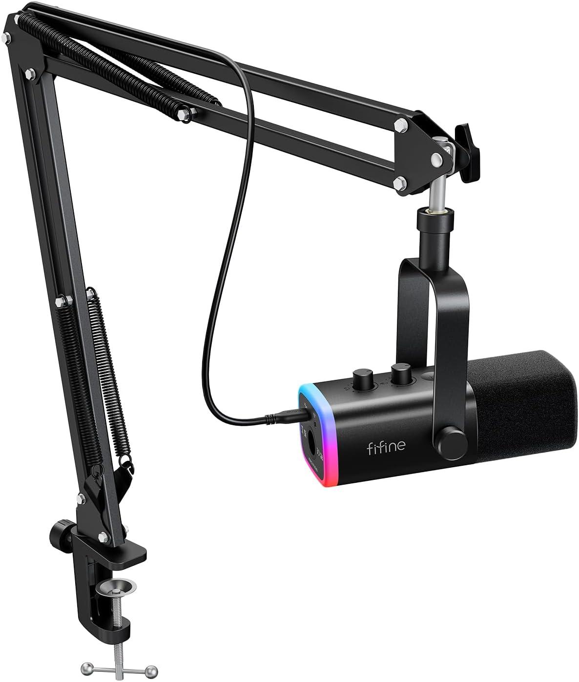 FIFINE XLR/USB Gaming Microphone Set (Black) product image