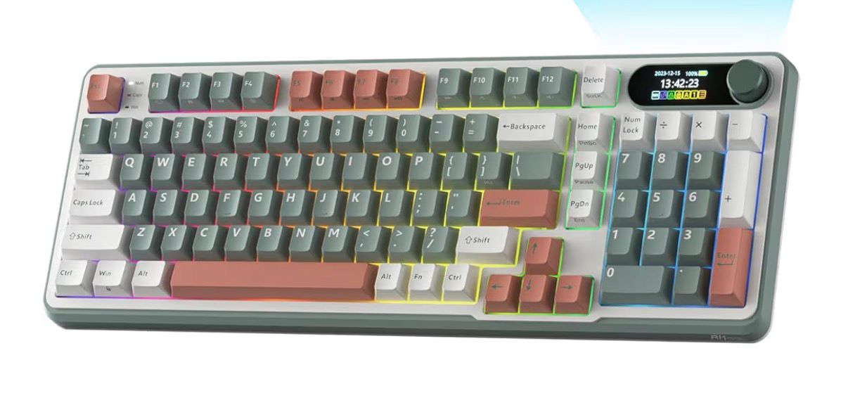 RK ROYAL KLUDGE S98 Mechanical Keyboard Clay Green product image