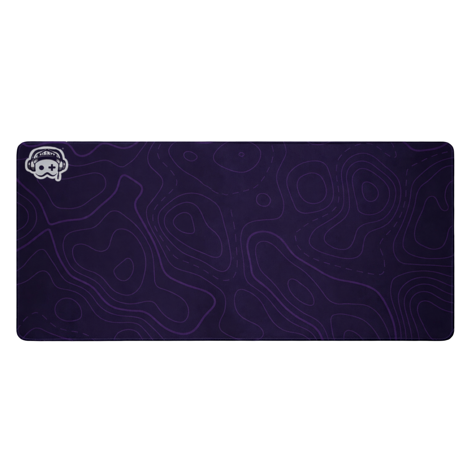Biskyy XXL Purple Topographic Mousepad product image