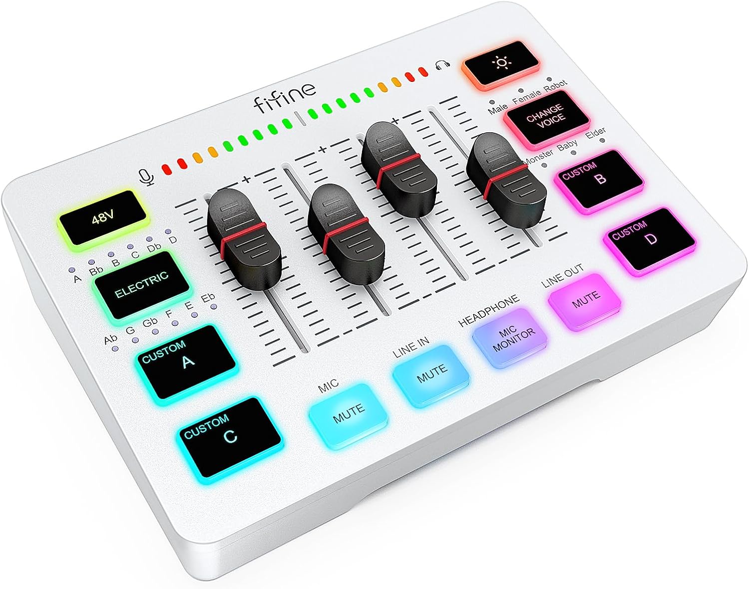 FIFINE AmpliGame SC3W Audio Mixer