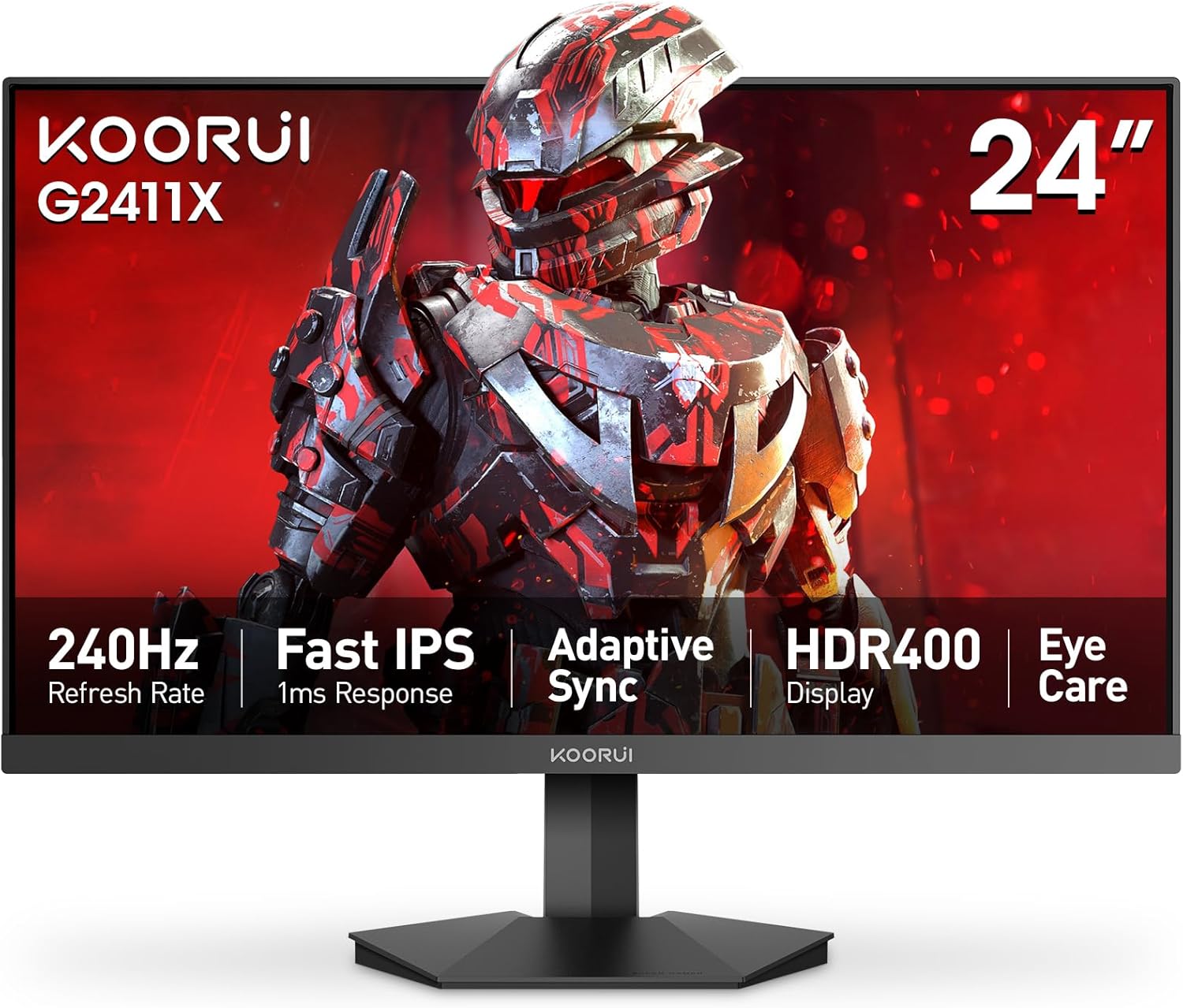 KOORUI G2411X 24" 240Hz 1ms Fast IPS Gaming Monitor product image