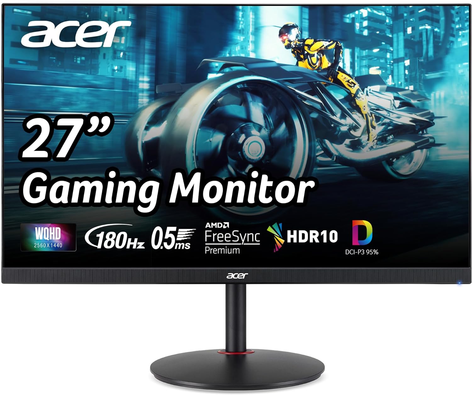 Acer Nitro XV271U 1440p 180HZ Gaming Monitor product image