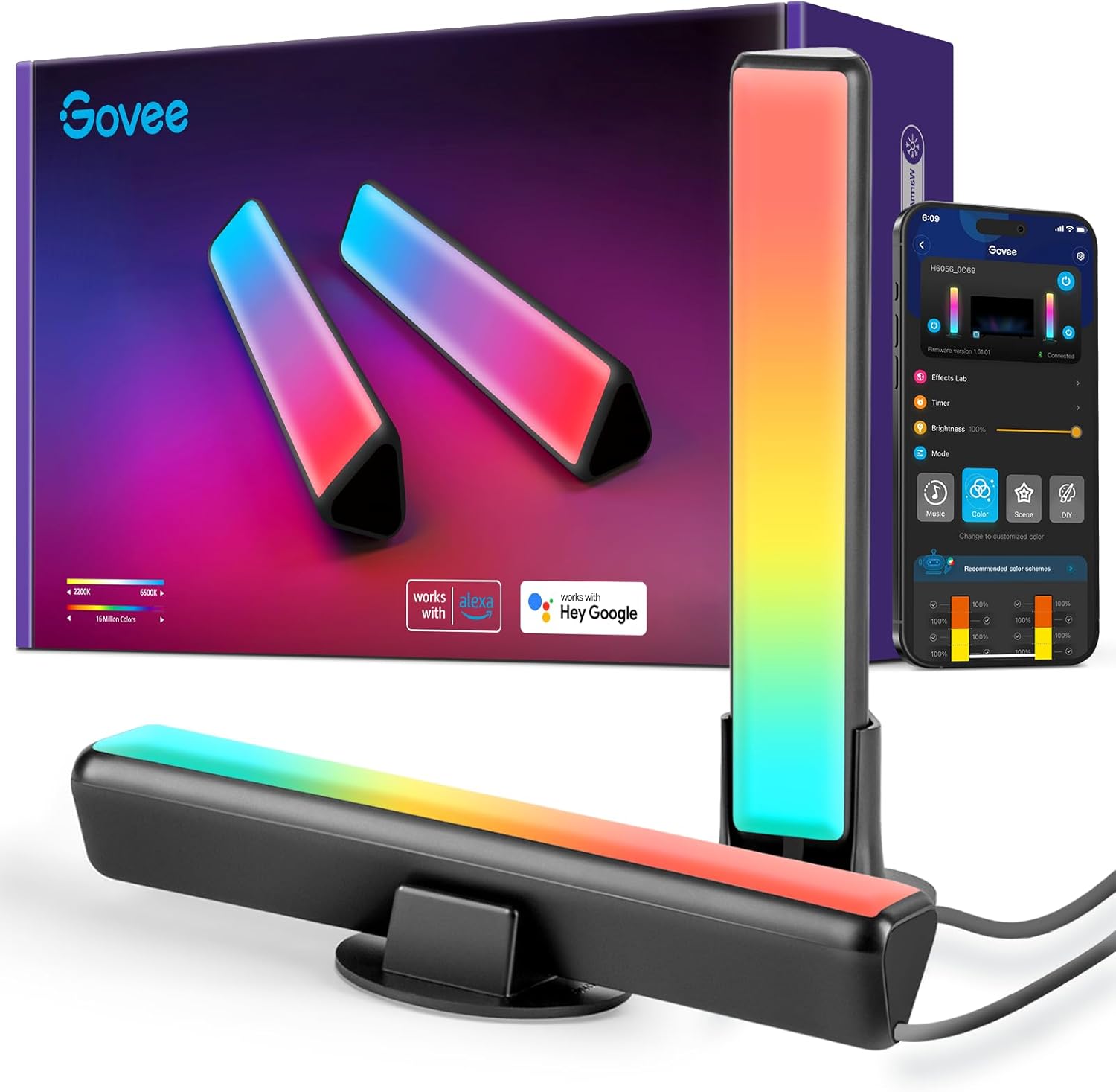 Govee Smart LED Light Bars (Black) product image