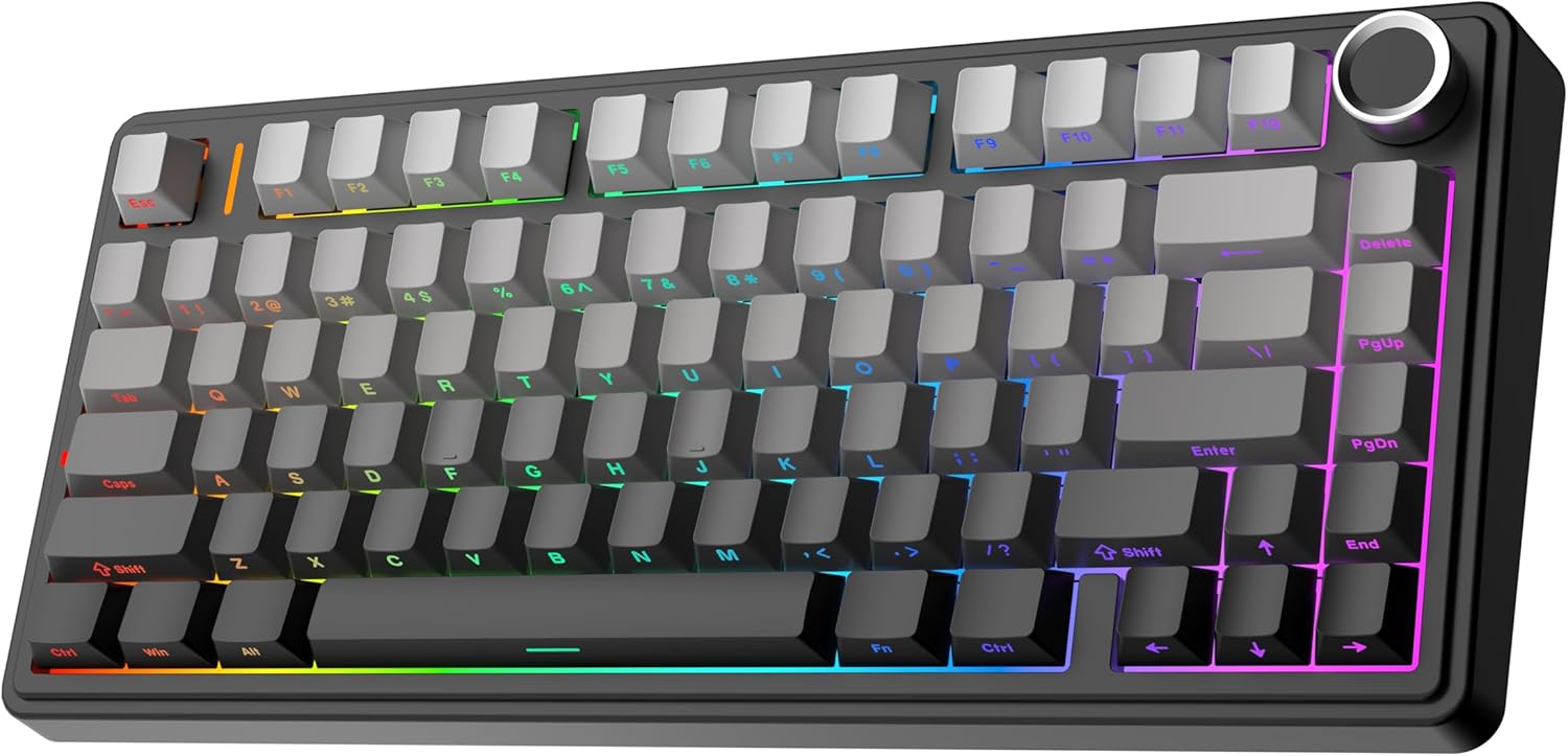 EPOMAKER x Aula F75 Gasket Mechanical Keyboard (Black Gradient) product image