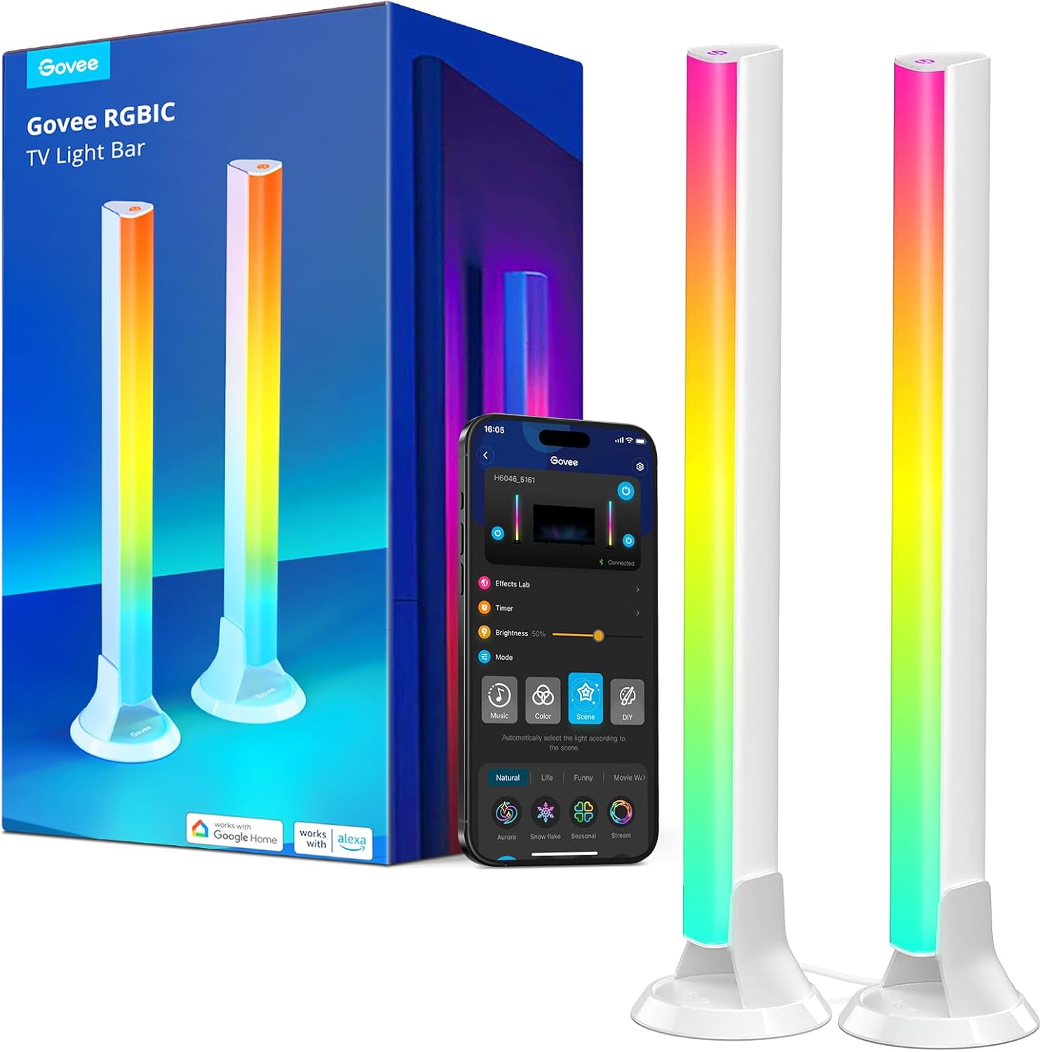 Govee RGBIC Tv Light Bars (White) product image