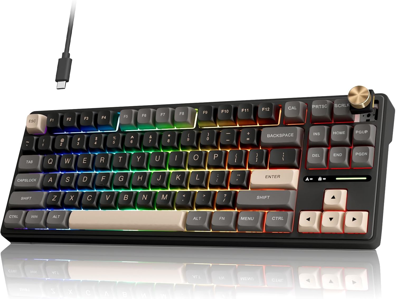 RK ROYAL KLUDGE R87 Pro Wired Mechanical Keyboard product image