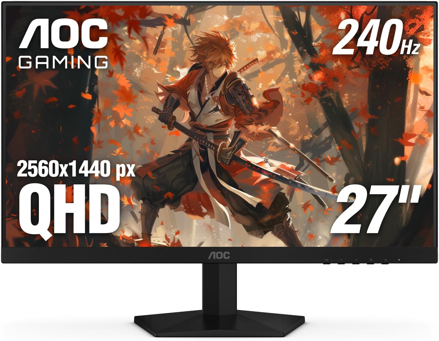 AOC Q27G41ZE 27 Inch QHD 1440p 240HZ Gaming Monitor