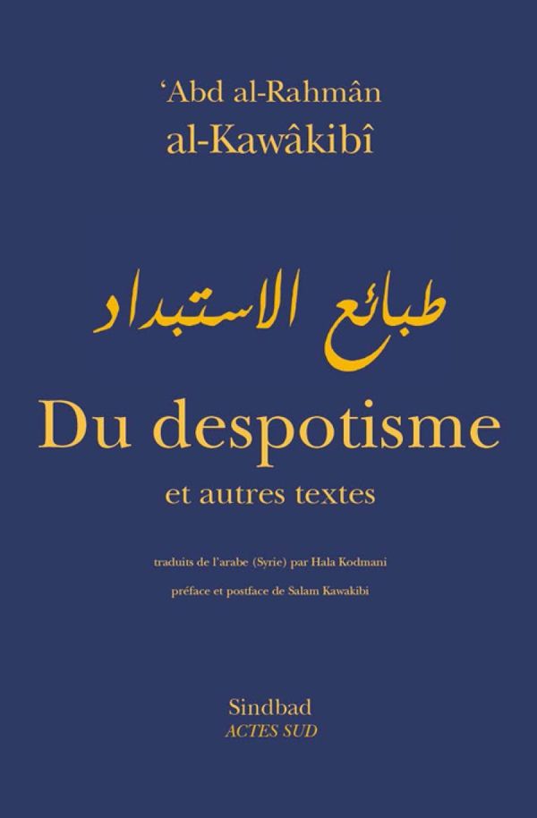 Couverture de Du despotisme et autres textes
