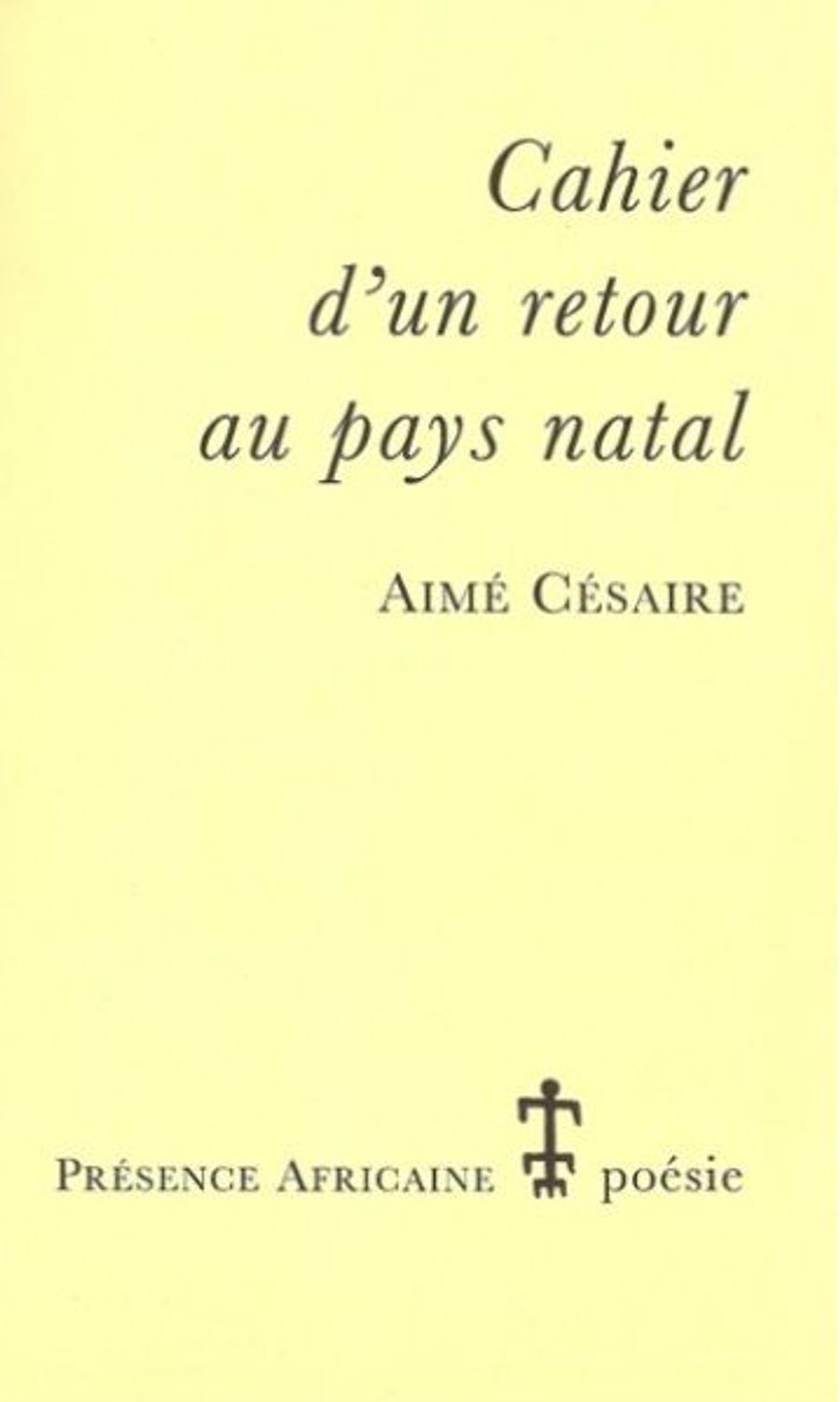 Couverture de Cahier d'un retour au pays natal