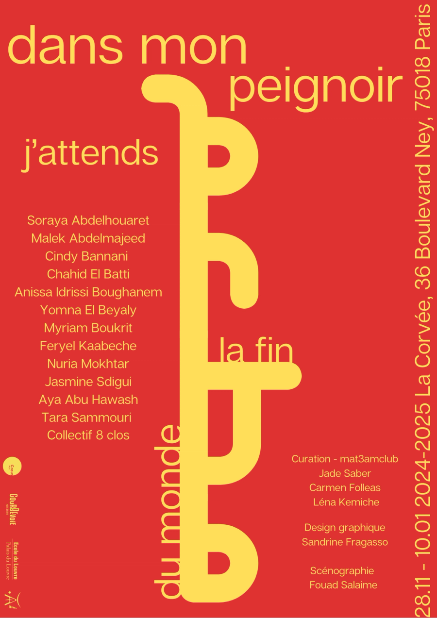 Affiche — Dans mon peignoir, j'attends la fin du monde