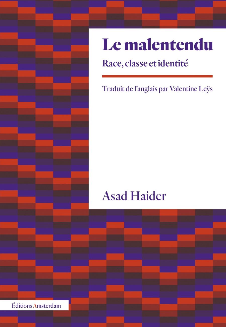 Couverture de Le malentendu Race,classe et idenité