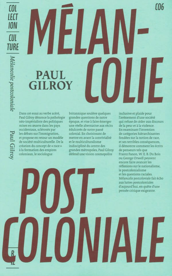 Couverture de Mélancolie postcoloniale