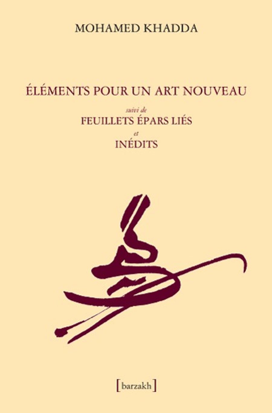 Couverture de Éléments pour un art nouveau
