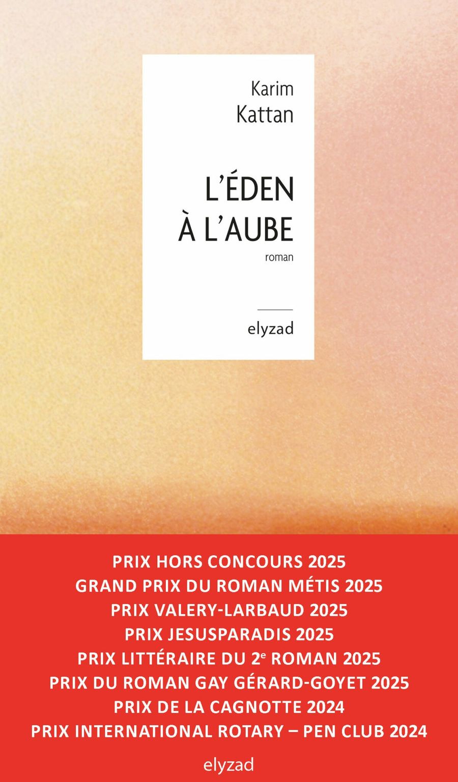 Couverture de L'Eden à l'aube