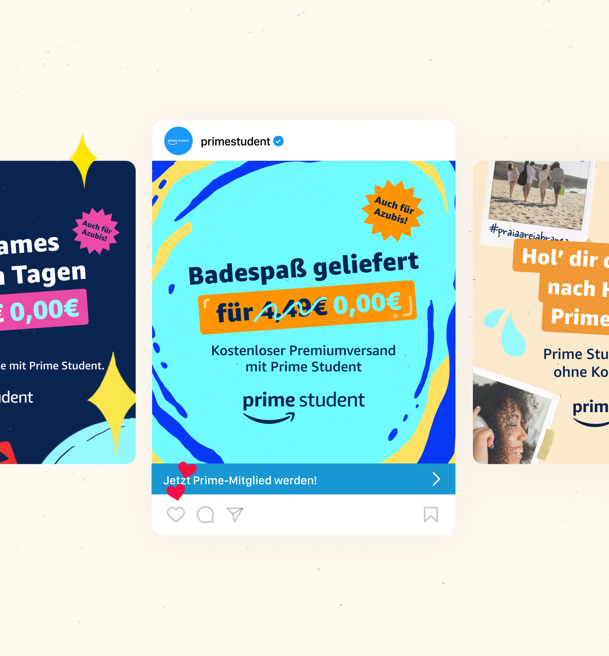 Amazon — Campaign identity and key visuals.