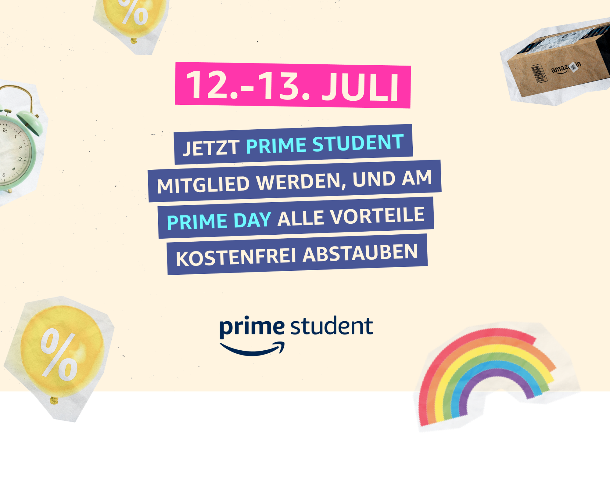 Amazon — Campaign identity and key visuals.