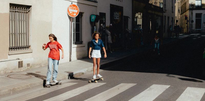 Teens of Paris, my favorite photo of all time, shot on my fourth day with a camera