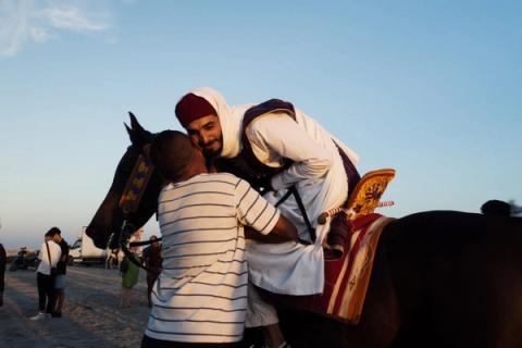 Djerba's Fantasia horse rider